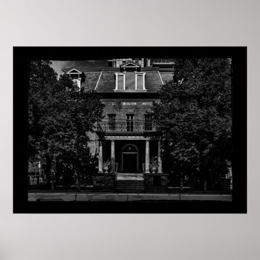 バンクオブアッパーカナダ建物No 3縁ど with ポスター (正面)