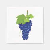 バンクオブグレープズ紙ナプキンス スタンダードカクテルナプキン (正面)