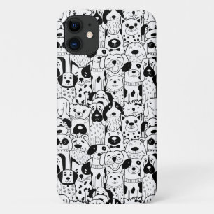 バンクオブドッグズ白黒電話ケース iPhone 11 ケース