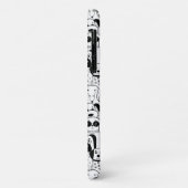 バンクオブドッグズ白黒電話ケース Case-Mate iPhoneケース (裏面/左)