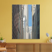 バンクオブニューヨーク建物マンハッタン キャンバスプリント (インサイチュ (リビング))
