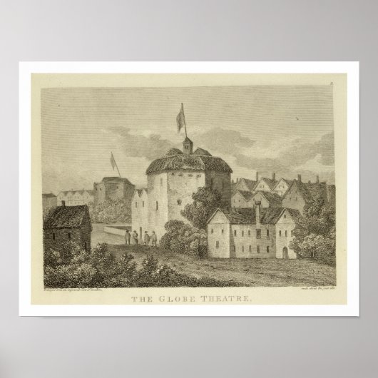 バンクサイドのグローブシアター ポスター (正面)