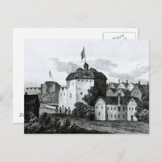 バンクサイドのグローブシアター ポストカード (正面/裏面)