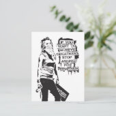 バンクシもしーはブラックの偉大さを達成したい シーズンポストカード (スタンド正面)