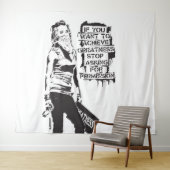 バンクシもしーはブラックの偉大さを達成したい タペストリー (インサイチュ(横))