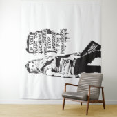 バンクシもしーはブラックの偉大さを達成したい タペストリー (インサイチュ)