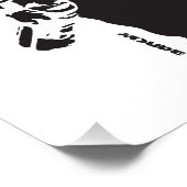 バンクシもしーはブラックの偉大さを達成したい ポスター (コーナー)