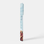 バンクシアの花とトンボの美しいアート iPhoneケース (右側面)