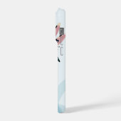 バンクシアの花とトンボの美しいアート iPhoneケース (左側面)