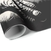 バンクシーDJモンキーゴリラチンパアートプリント ラッピングペーパー (ロールコーナー)