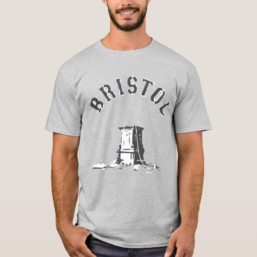 バンクシーtシャツのブリストル tシャツ (正面)