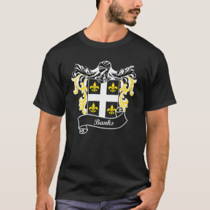 バンクスコートオブアームズ苗字家紋 Tシャツ