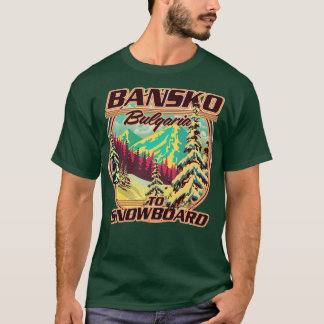 バンクソブルガリアからスノーボード Tシャツ