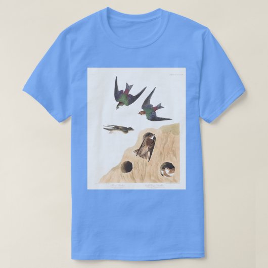 バンクツバメ Tシャツ (デザイン正面)