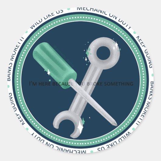 バンクバッジ – AC ラウンドシール (正面)