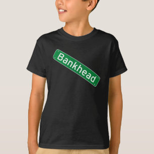 バンクヘッドアトランタジョージア通りサイン Tシャツ