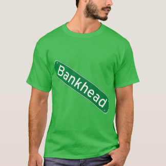 バンクヘッド アトランタ ジョージア ストリートサイン ファミリー Tシャツ