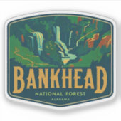 バンクヘッド – アラバマの自然美しい シール (正面)