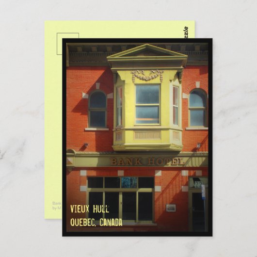 バンクホテルアーキテクチャダウンタウンヴューハル ポストカード (正面/裏面)