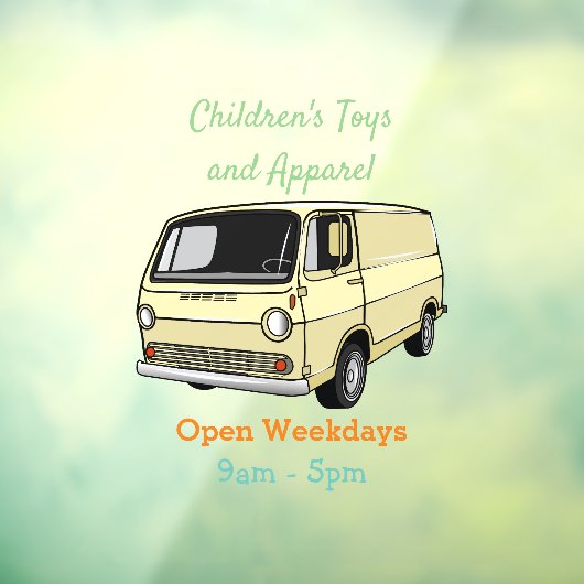 バンクラシックカートゥーンイラストレーション ウィンドウサイン (シート3)