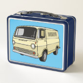 バンクラシックカートゥーンイラストレーション メタルランチボックス (裏面)