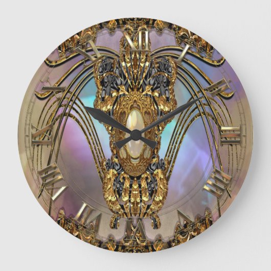 バンクロフティネフィオナ ラージ壁時計 (正面)