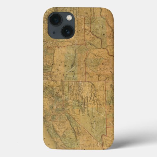バンクロフトの太平洋州の地図 Case-Mate iPhoneケース (裏面)