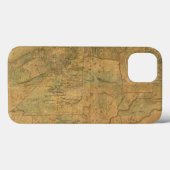 バンクロフトの太平洋州の地図 Case-Mate iPhoneケース (裏面 (横))