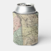 バンクロフトの新しいカリフォルニアの地図 缶クーラー (缶裏面)