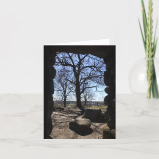 バンクロフトキャッスルルックアウトノートカード サンキューカード