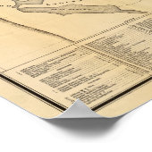 バンクロフト公式ガイドサンフランシスコ地図 ポスター (角)