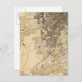 バンクロフト公式ガイドサンフランシスコ地図 ポストカード (正面/裏面)