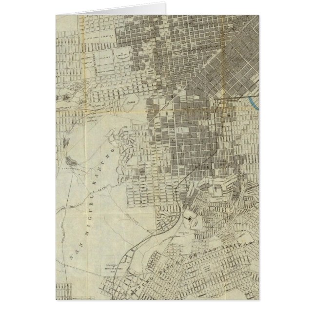 バンクロフト公式サンフランシスコ市地図 (正面)
