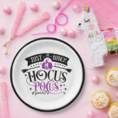 バンクースポッカスハロウィーンタイポグラフィ紙 ペーパープレート (パーティー)