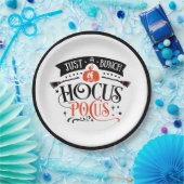 バンクースポッカスハロウィーンタイポグラフィ ペーパープレート (パーティー)