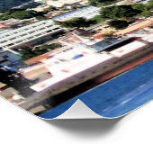 バンクーバーのスカイラインのラベルは ポスター (コーナー)