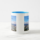 バンクーバーのスカイライン ツートーンマグカップ (中央)