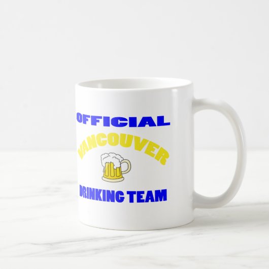 バンクーバーの公式の飲むチーム コーヒーマグカップ (右)