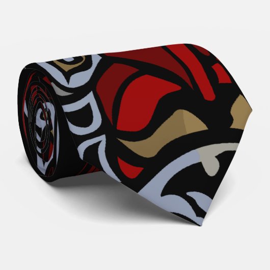 バンクーバーの芸術はバンクーバーのトーテムのネクタイを結びます ネクタイ (ロール)