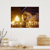 バンクーバーの蒸気時計 ポスター (キッチン)