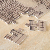 バンクーバーの記念品のパズルのバンクーバーGastownのギフト ジグソーパズル (側面)