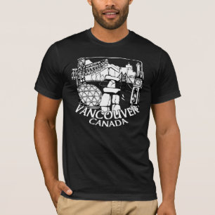 バンクーバーの記念品のTシャツの陸標のTシャツ Tシャツ