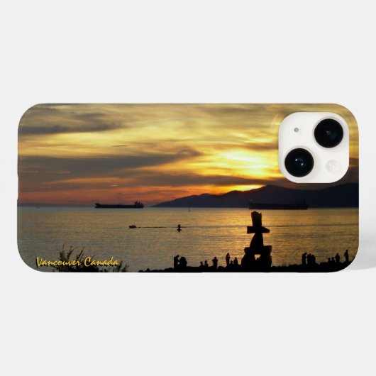 バンクーバーのiPhone 5個の場合のバンクーバーの日没のギフト Case-Mate iPhoneケース (裏面 (横))