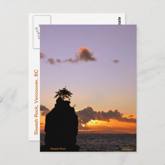 バンクーバーはがきシウォッシュロック ポストカード (正面/裏面)