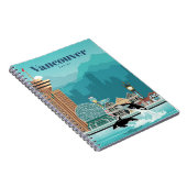 バンクーバーへの旅行アート ノートブック (右側)