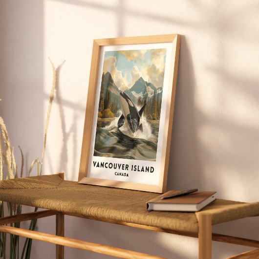 バンクーバーアイランドカナダ旅行のポスターOrca ポスター