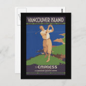 バンクーバーアイランドゴルフ ポストカード (正面/裏面)