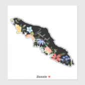 バンクーバーアイランドフローラウォーター色ワイルドフラワー シール (シート)