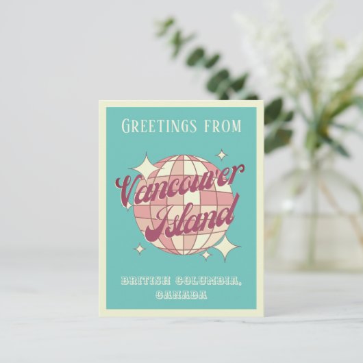 バンクーバーアイランドブリティッシュコロンビア州カナダのはがき ポストカード (スタンド正面)