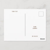 バンクーバーアイランドブリティッシュコロンビア州カナダのはがき ポストカード (裏面)